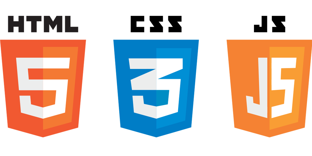  Html CSS Javascript logos 